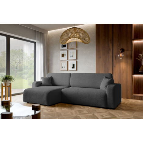 Canapé d'Angle avec fonction de couchage Piano XL du fabricant Anthracite