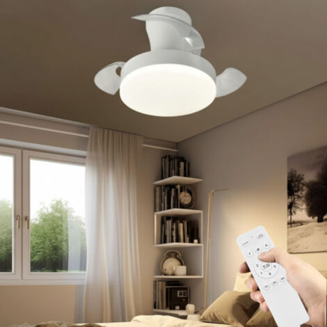 Ventilador Techo Luz 60cm Pequeño Motor DC