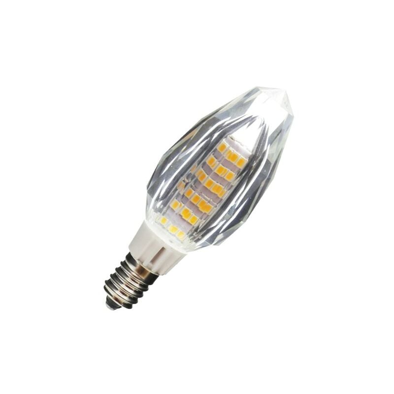 Jandei Bombilla Led e14 5w diamante blanco 3000ºk alto rendimiento lámparas decorativas blister 450 lumenes lamparas