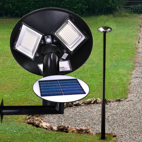 Jadisi 3-Pack 9500W Solar Street Light-240000LM IP67 Waterproof, Dusk To Dawn, Solar Street Lights Outdoor, With Motion Sensor Remote Control,Wide Angle Lamp For Parking Lot Lights - View #3