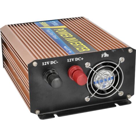 Inversor 12VDC 220v Onda Pura 500W con pantalla LED 50HZ 10A
