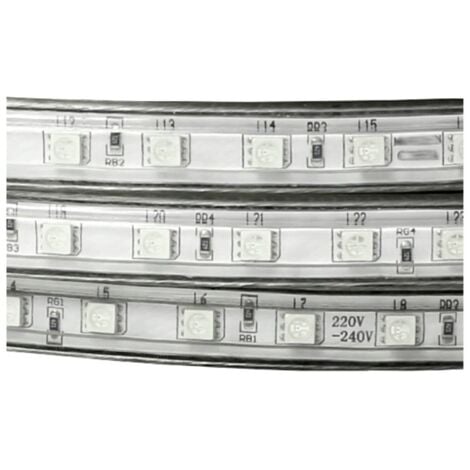 Jandei - Tira de led 220V RGB exterior 10w metro bobina 50 metros Corte 100 cm