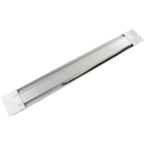 Jandei Regleta Led Slim Con Tiras De Led Integradas 36W, Color Blanco Frío 6000K, 1200MM.
