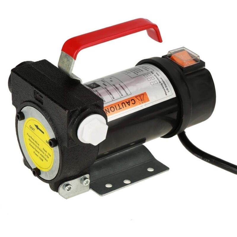 Pompe à fuel / gasoil avec clapet anti-retour, crépine d'aspiration, 12V  40l/min 150W, Pistolet automatique