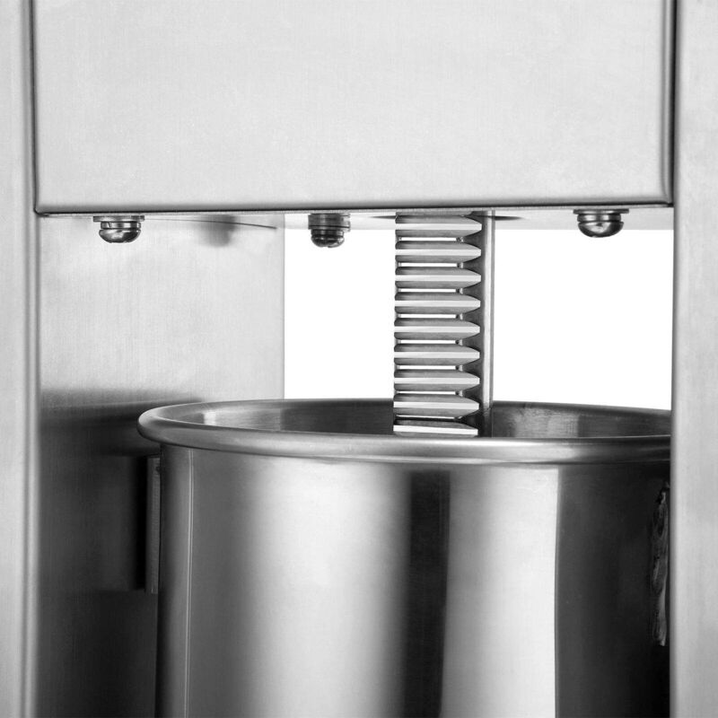 3L Poussoir à Saucisses, Machine à Saucisse, Remplissage de Saucisse en Acier Inoxydable avec 4 Tubes de Différentes Diamettres,Idéal pour Maison ou Restaurant (3L