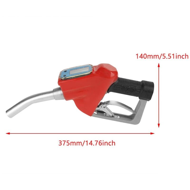 WingFly Pistolet De Distribution Automatique Diesel - Pompe à Diesel Auto-amorçante - Pistolet à Carburant De Voiture - Pompe à Fioul Automatique - Pompe D'aspiration D'huile (3/4" Et 1
