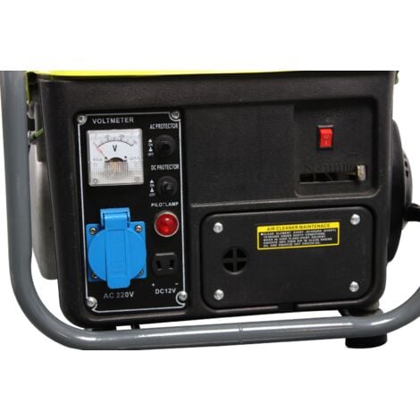 Varan Motors - 92508-2 Groupe électrogène portable essence 750W, 1 x 230V, 1 x 12VDC