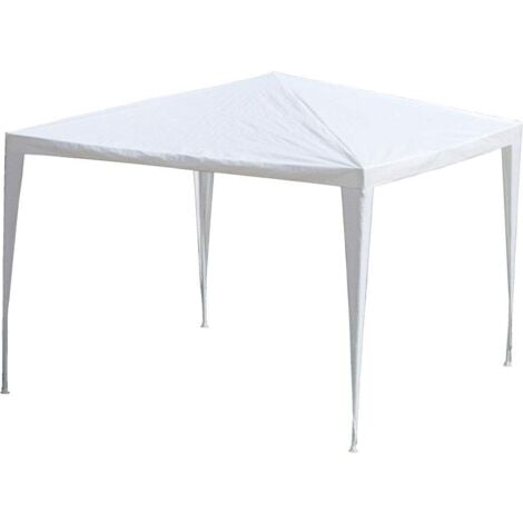 Auvent Imperm/éable et Pieds T/élescopiques VonHaus Tonnelle Grise de Qualit/é Sup/érieur 3 M x 3 M avec Pieds Lest/és