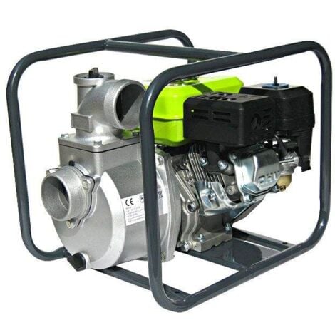 Varan Motors - 92702 Pompe à eau thermique Motopompe essence 3'' 60m³/H 6.5CV 32m hauteur max