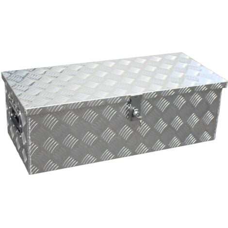 Bc-elec - NETTB-18 Caisse à outils ALU, Boite de rangement Caisse de transport en aluminium pour véhicule 76x33x25cm 60litres
