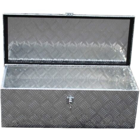 Bc-elec - NETTB-18 Caisse à outils ALU, Boite de rangement Caisse de transport en aluminium pour véhicule 76x33x25cm 60litres