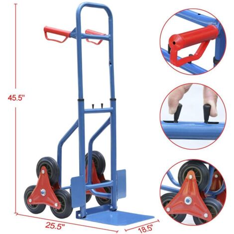 Varan Motors - HT1826 Chariot de transport - Diable pour escalier 6 ...