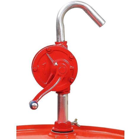 Pompe à Manivelle WilTec - Pour Fûts Diesel, Gasoil, Débit 22 L/min, Raccord G2, Neuf