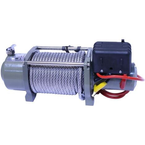 Treuil électrique 12V 5443KG 4800W, Treuil à câble longueur 28m Ø9