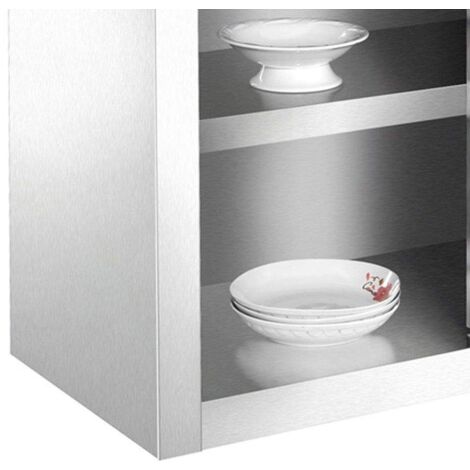 Bc-elec - SSC100 Armoire de cuisine, armoire murale en inox 100x40x60cm idéal restaurants, cuisines, cantines...