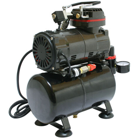 Bc-elec - TC-88T Mini-Compresseur aérographe TC-88T avec réservoir d'air, régulateur et interrupteur double position