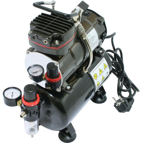 Bc-elec - TC-88T Mini-Compresseur aérographe TC-88T avec réservoir d'air, régulateur et interrupteur double position