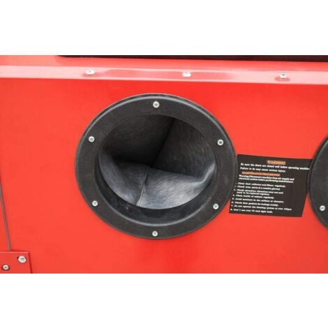Varan Motors - NESB-16D Cabine de sablage, microbilleuse, sableuse à manchons professionnelle 220 litres avec Accessoires