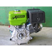 Varan Motors - 92583 Moteur essence 9,6kW 13 PS 389cc OHV, démarreur à tirette, arbre 25.4mm - Noir