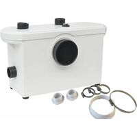 Bc-elec - MP600 Pompe de relevage, Broyeur Sanitaire 600W WC douche - Blanc