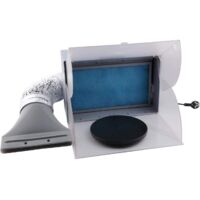 MLD products Cabine peinture modulable XXL, LED, extracteur réglable