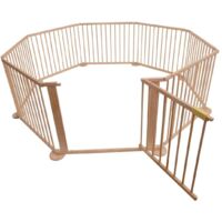 Elec 5664 0017ylb Parc Bebe Octogonal Modulable En Bois 7 2m 8 Panneaux De 70x90