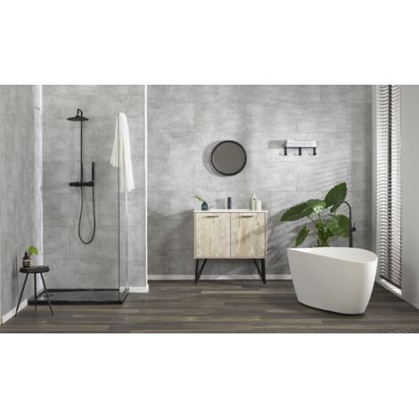 Dalle murale PVC CHICAGO DUMAWALL, L.65 x l.37,5 cm, Ep.5 mm