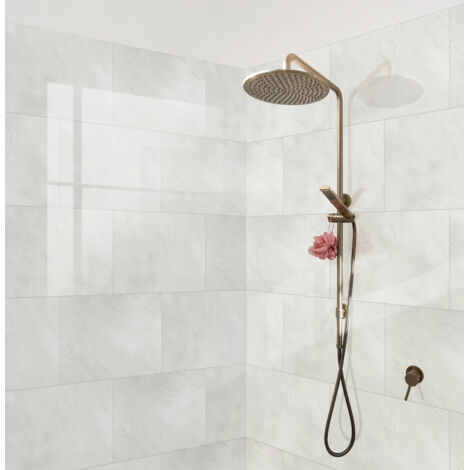 Dalle murale PVC GLOSS EVORA DUMAWALL, L.65 x l.37,5 cm, Ep.5 mm