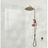 Dalle murale PVC GLOSS EVORA DUMAWALL, L.65 x l.37,5 cm, Ep.5 mm