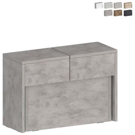 Banc extensible 66-290 cm pour table à manger console Pratika A - Gris