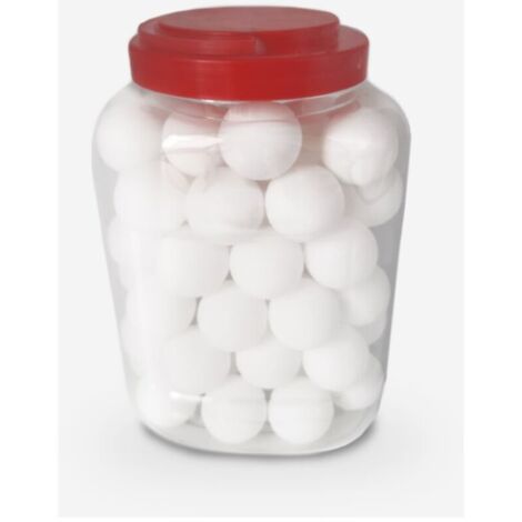 60 balles de ping-pong blanche professionnelles de diamètre 40mm Koule Stock