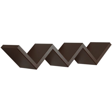 Étagère de salon bibliothèque moderne design Saetta - Wenge (1/6)