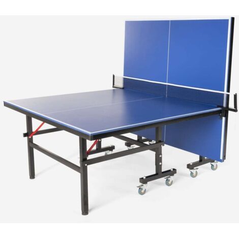 Table De Ping-pong TechFit T15N – Plateau MDF Premium Antireflet, Système SMS, Roues Pivotantes Et Filet Inclus