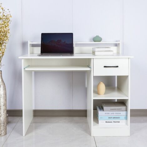 Bureau peu encombrant avec tiroir et plateau coulissant Drums Light (1/5)