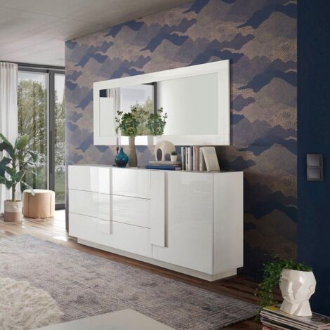CALICOSY - Buffet 3 tiroirs et 1 porte L182 cm - Jupiter (1/5)