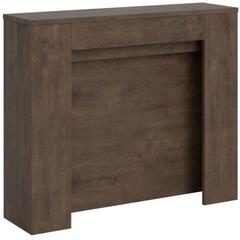 Petite console extensible en bois Kuba 90x25-211-Marron