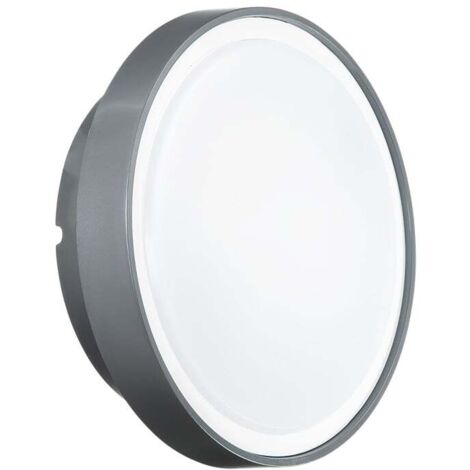 Plafonnier d'extérieur IP65 en ABS et polycarbonate Petar - Anthracite (1/2)