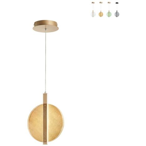 Suspension en verre et métal Ø30cm Juis S (1/5)