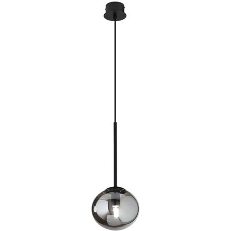 Suspension moderne en verre soufflé Jewel - Noir (1/2)