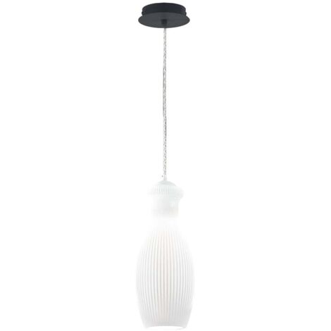 Suspension en verre moderne Madagascar 3 - Blanc (1/2)
