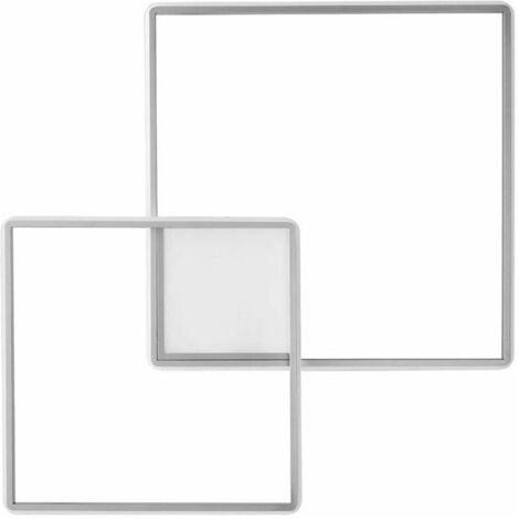 Plafonnier LED moderne dimmable en métal Dowel Grande - Silver (1/2)
