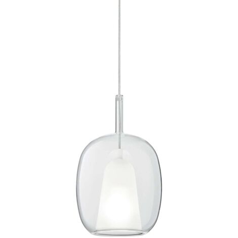 Suspension en verre soufflé design minimaliste Thelma 3 - Transparent (1/2)