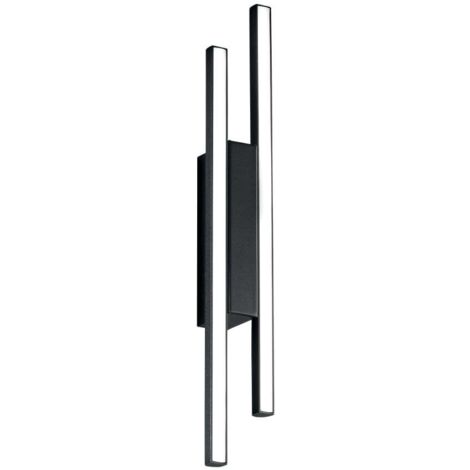 Applique murale LED dimmable 16W design moderne Movida 2 - Noir (1/2)