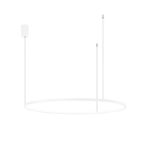 Suspension LED design moderne dimmable Soel 100 - Blanc (1/2)