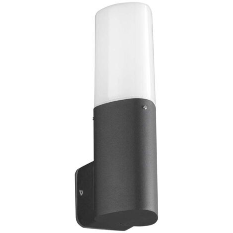 Applique extérieure IP44 en aluminium et polycarbonate Pou - Noir (1/2)