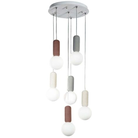 Suspension design moderne en verre et ciment Rock Mix 6 (1/2)