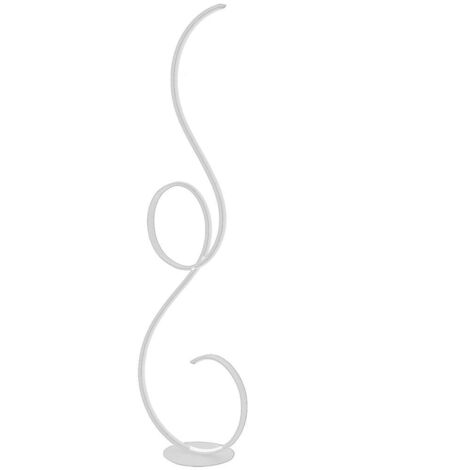 Lampe LED sur pied dimmable design moderne Flok - Blanc (1/3)