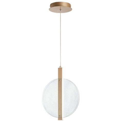 Suspension en verre et métal Ø30cm Juis S - Transparent (1/4)