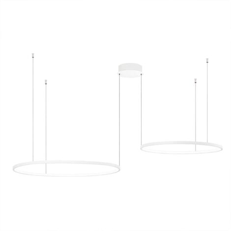 Suspension LED design moderne dimmable Soel 2 - Blanc (1/2)