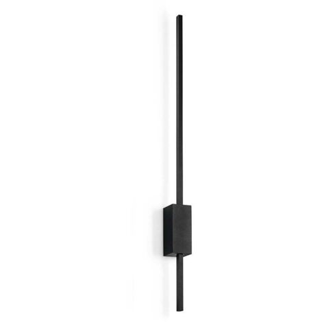 Applique murale LED dimmable design minimaliste Linear 90 - Noir (1/2)
